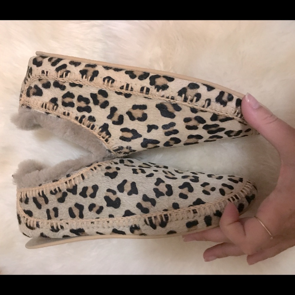 Laidback London Fuyu Slippers cheetah size 40, 9